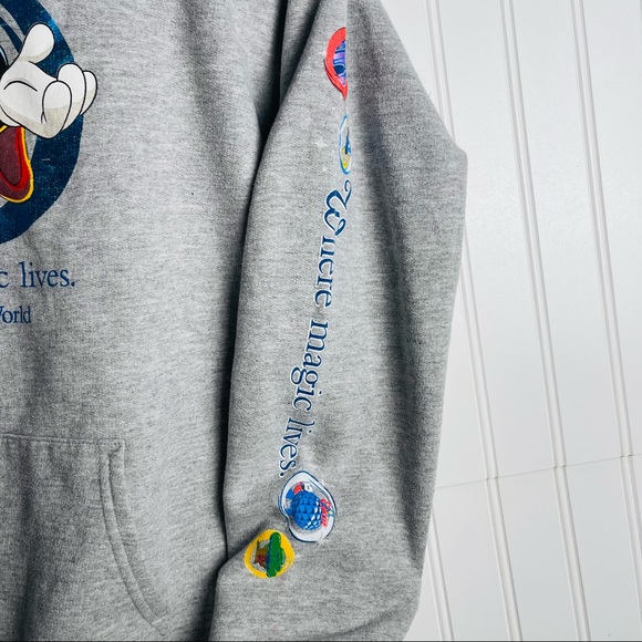 Disney world Mickey Mouse sorcerer hooded sweatshirt unisex size medium - Picture 3 of 9